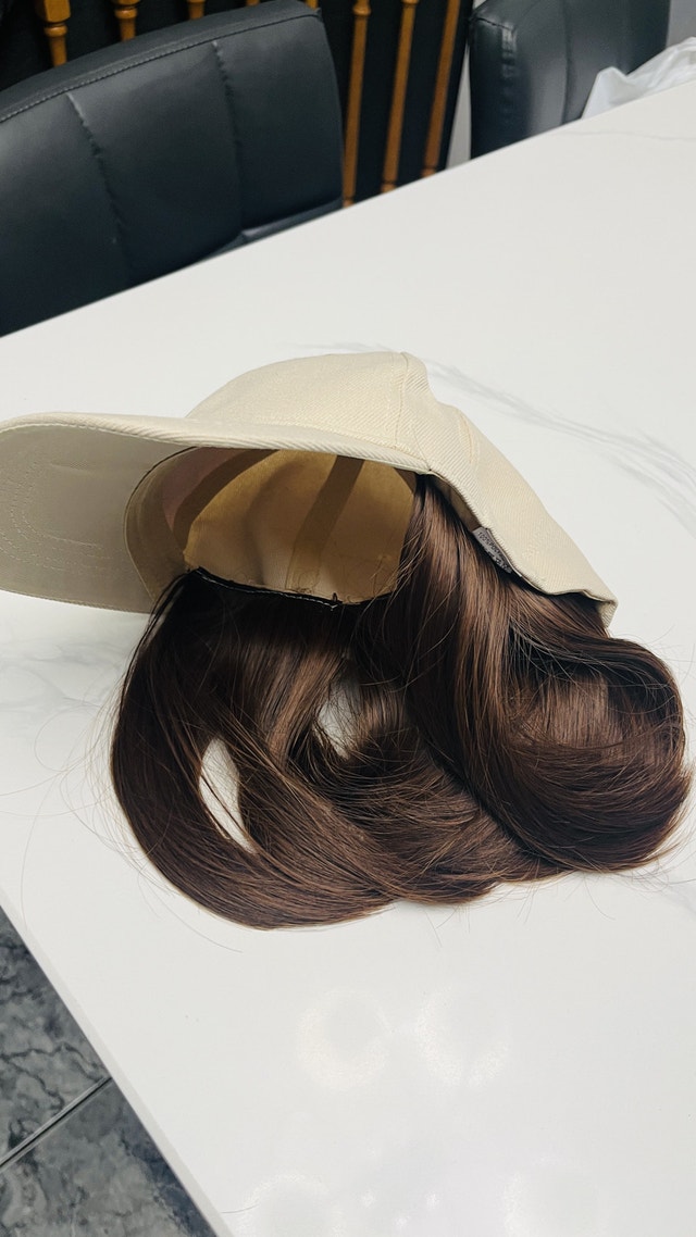 Cap with Hair - photo 4