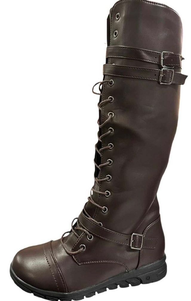Women's Knee High Boots, Brown, Size 8