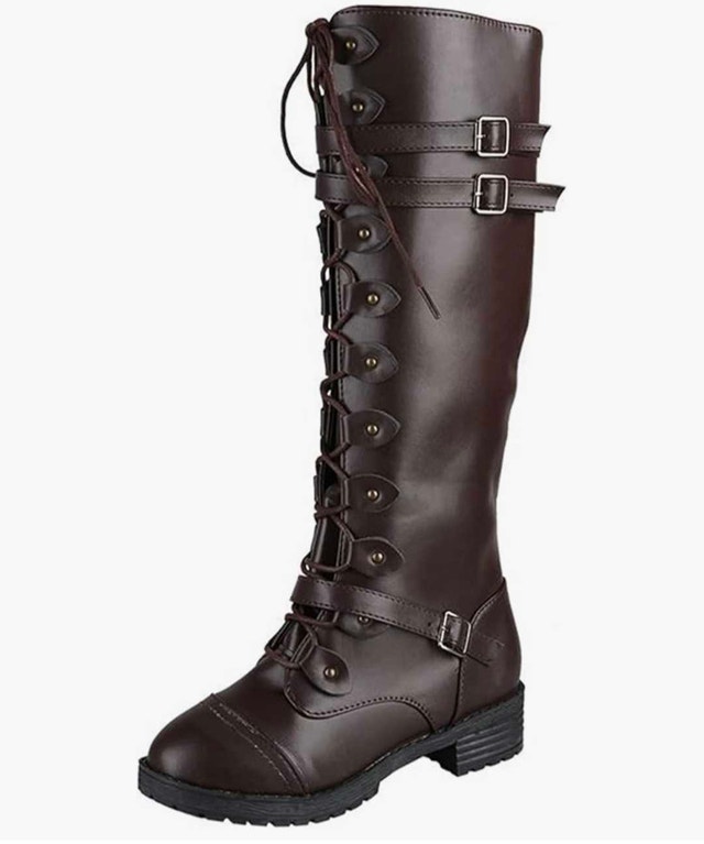 Women's Knee High Boots, Brown, Size 8 - photo 2