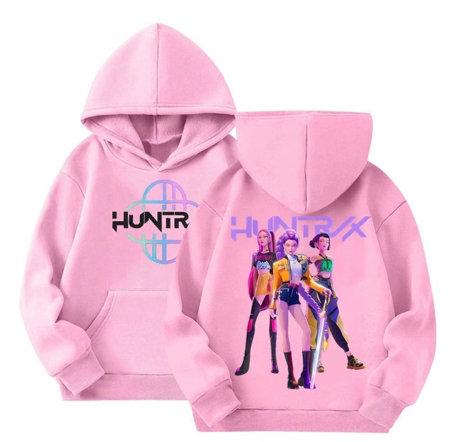 Kpop Pink Hoodie- size M