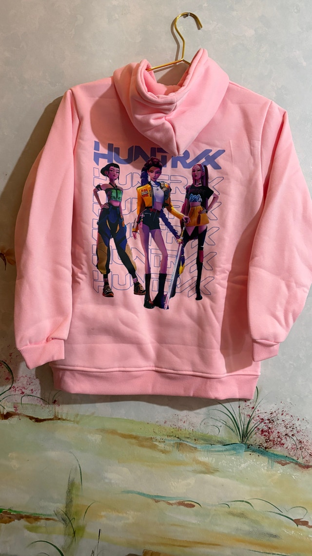 Kpop Pink Hoodie- size M - photo 3