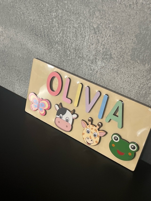 Personalized Name Puzzle- OLIVIA! - photo 2