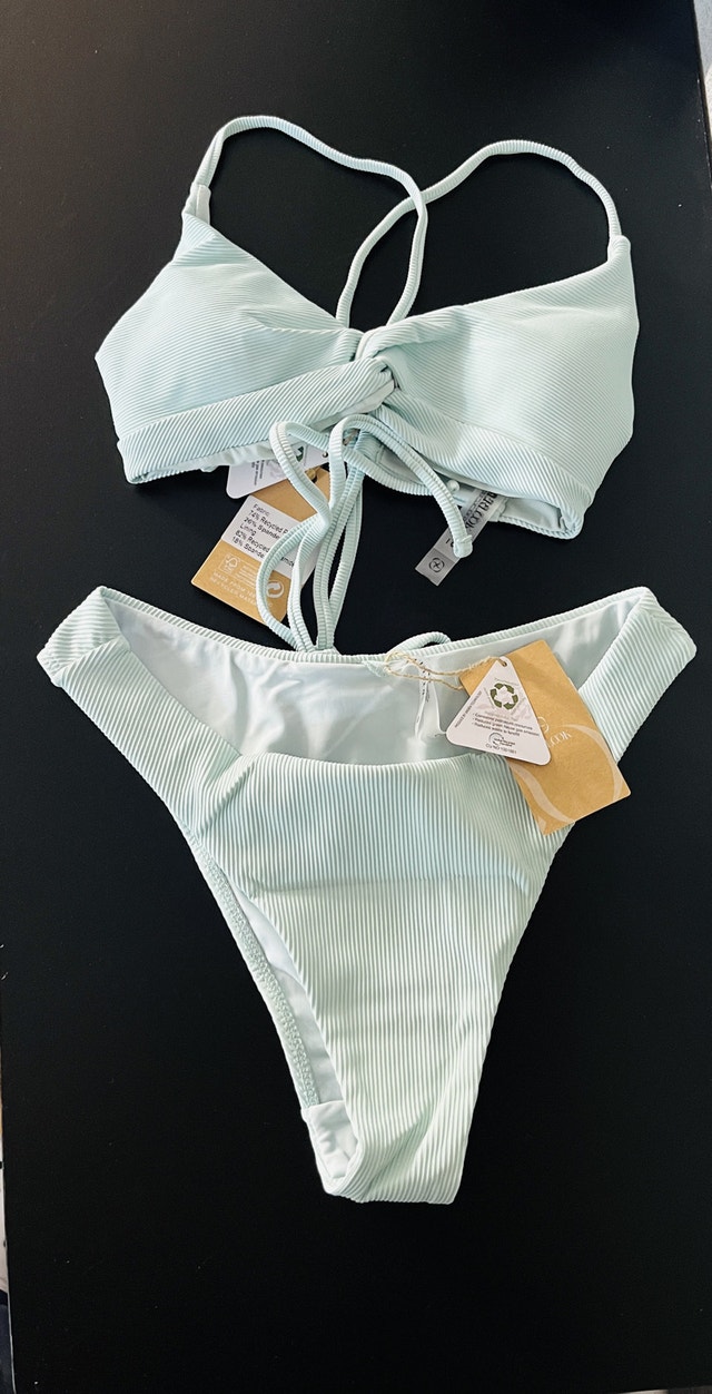 BERLOOK-Mint Green Bikini Bottom Set-Size S - photo 5