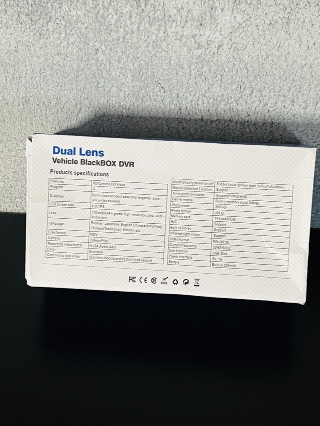 Dual Lens Vehicle Blackbox DVR - photo 3
