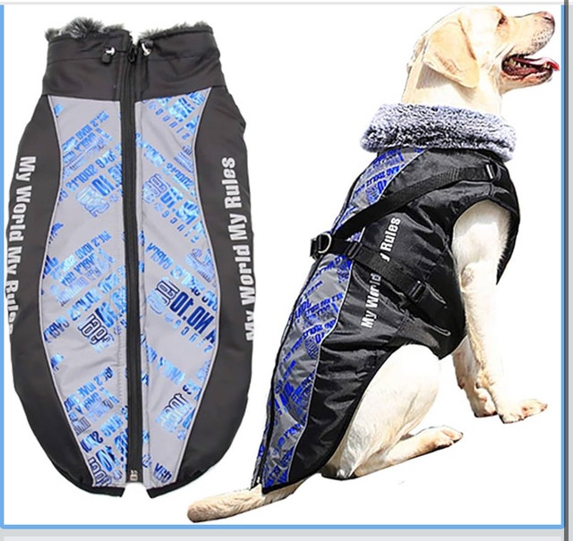 Brand new Dog Coat-My world My rules! 4XL