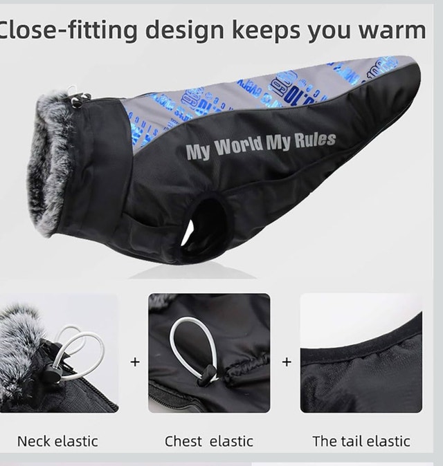 Brand new Dog Coat-My world My rules! 4XL - photo 2
