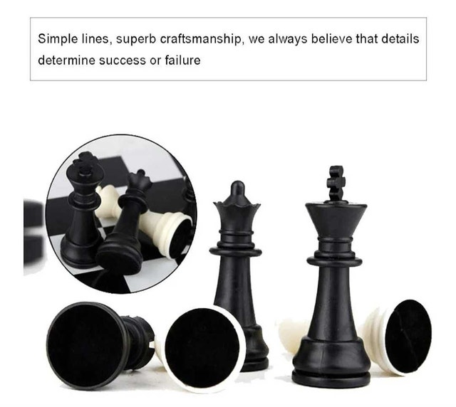 MAGNETIC FOLDING CHESS BOARD - photo 4