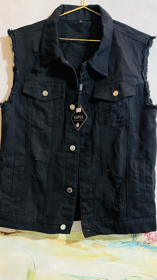 Denim Vest-Size Small