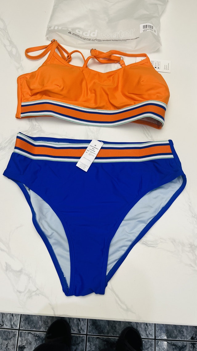 Tropic Pop Colorblock Bikini Set-Size M - photo 4