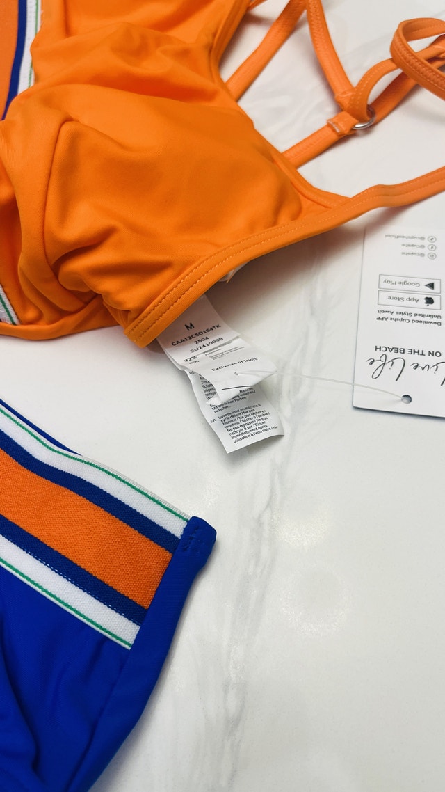 Tropic Pop Colorblock Bikini Set-Size M - photo 5