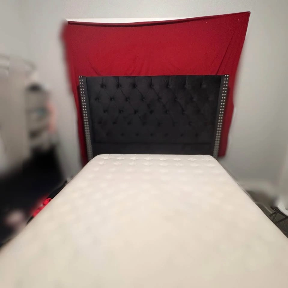Queen Bedroom Set – Tufted Black Headboard + Mattress - photo 3