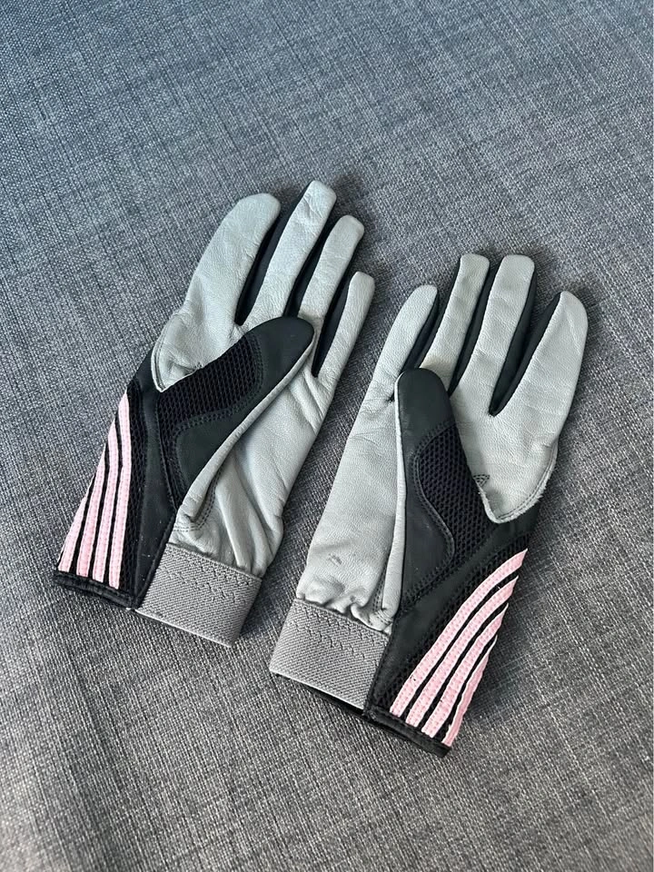 Adidas - Black & Pink Gloves (S) - photo 2