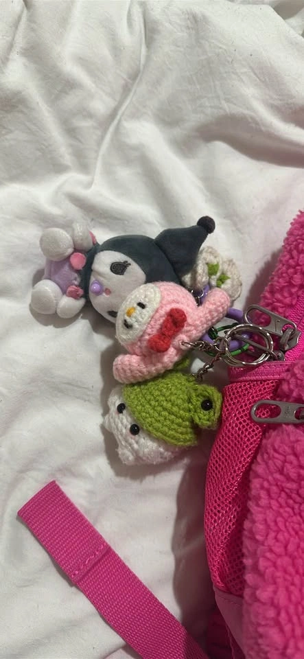 Nike pink bag with charms - photo 2
