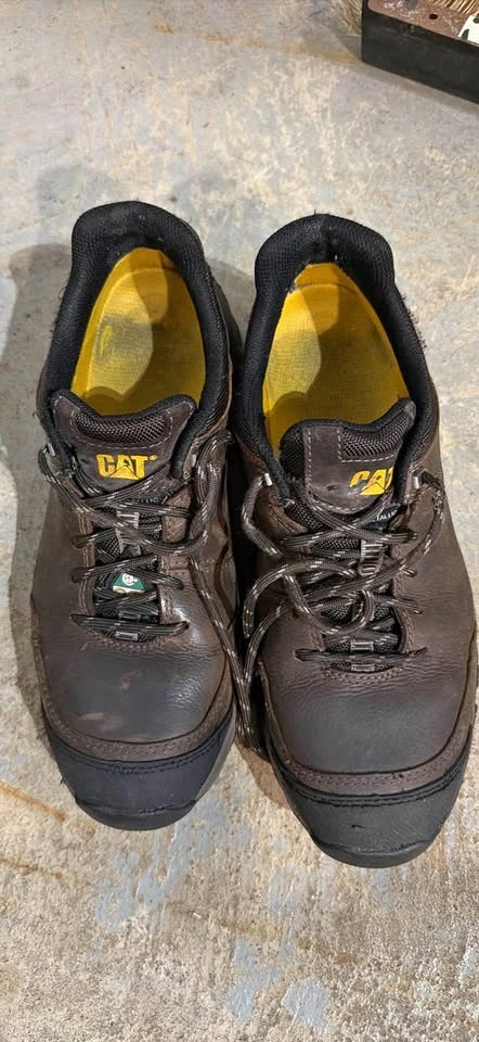 CAT Leather Work Shoes