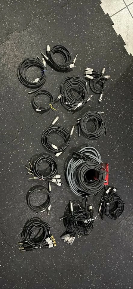 Assorted Audio Cable Bundle - XLR and TRS