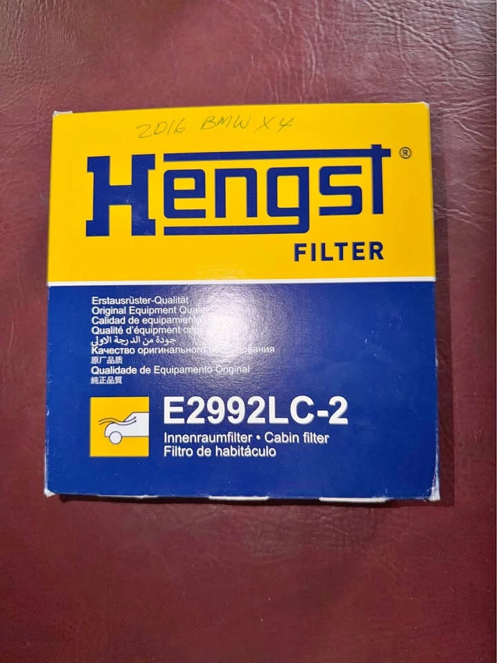 Hengst E2992LC-2 Cabin Air Filter for 2016 BMW X4