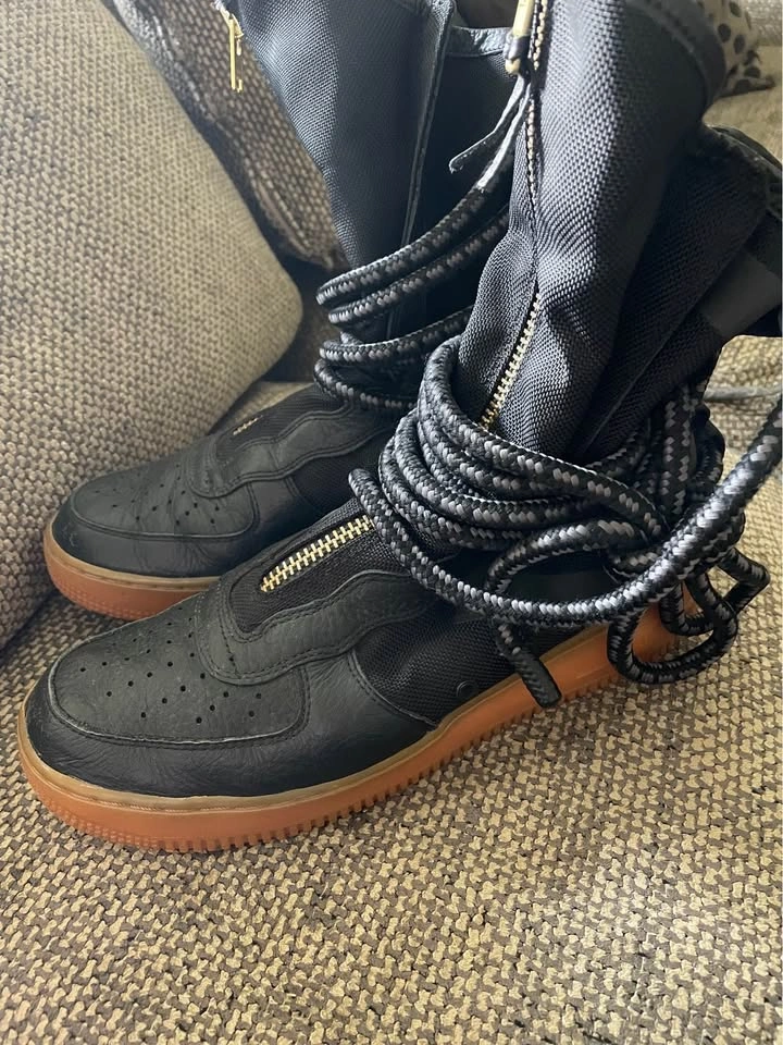 Nike SF Air Force 1 High Black Gum size 9 - photo 4