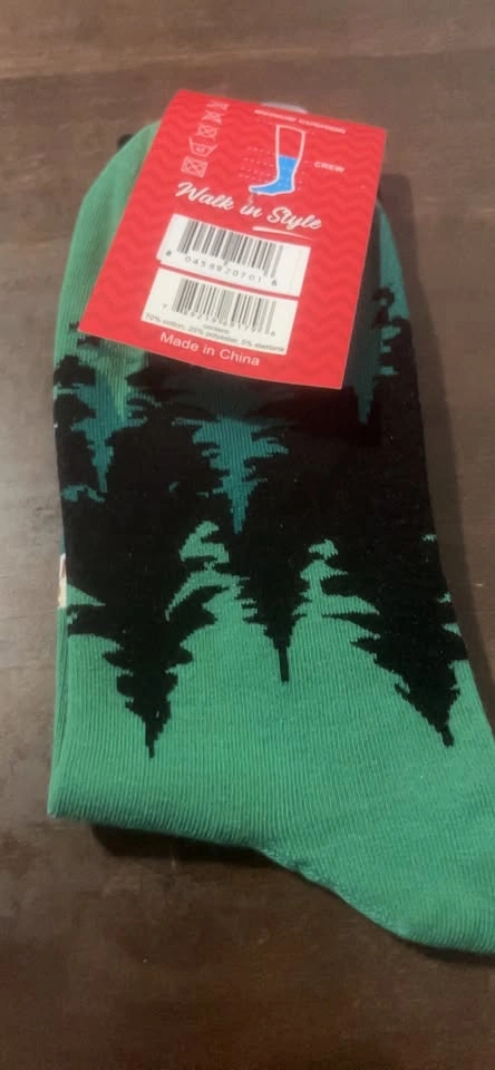 Sillies SOCKS Bigfoot Pine Tree Socks - photo 2