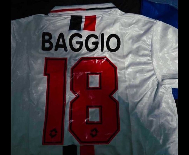 AC Milan Baggio 1995/96 Away Jersey - XL - photo 2