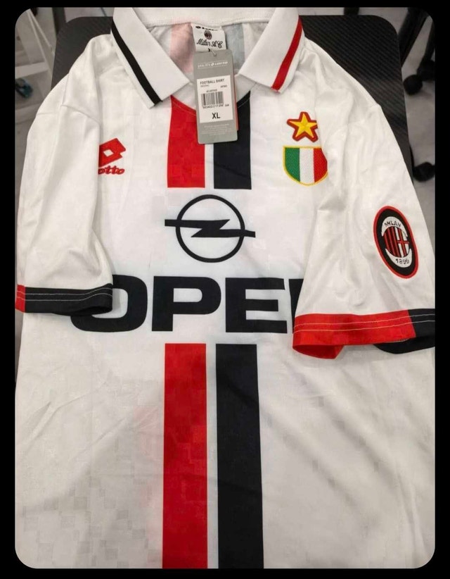 AC Milan Baggio 1995/96 Away Jersey - XL - photo 3