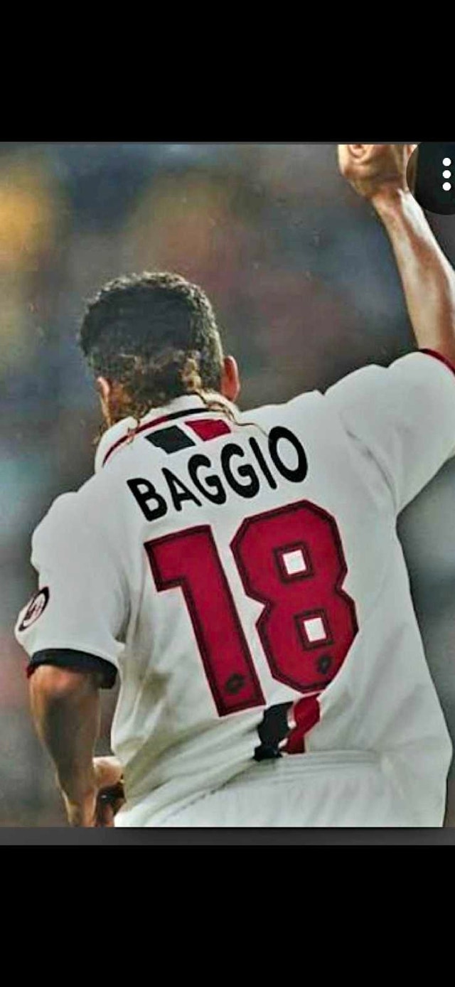 AC Milan Baggio 1995/96 Away Jersey - XL - photo 4