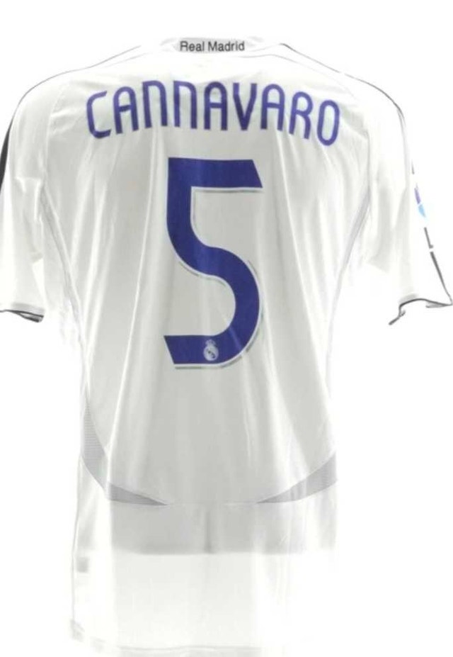 2006-07 Real Madrid Home Shirt #5 Cannavaro XL - photo 2