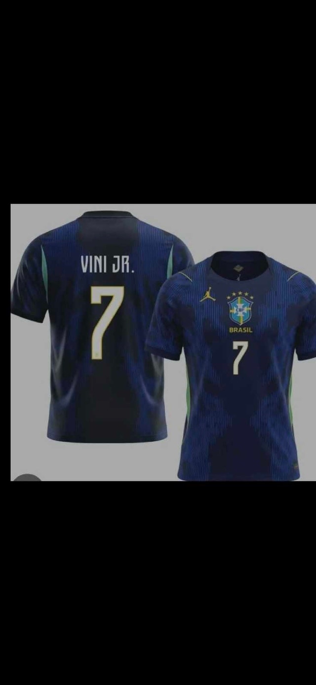 Brazil VINI JR 2026 away Jordan jersey Large