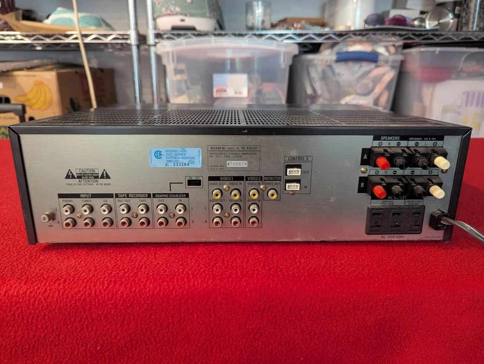 Sony TA-AX520 Integrated Stereo Amplifier - photo 2