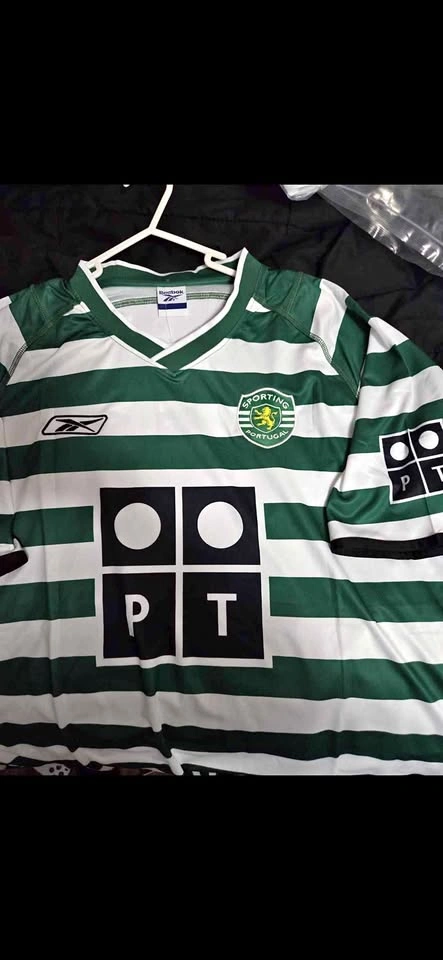 Cristiano Ronaldo CR7 Sporting Lisbon Home Jersey 2003 XL
