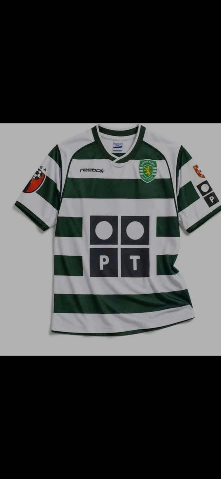 Cristiano Ronaldo CR7 Sporting Lisbon Home Jersey 2003 XL - photo 2