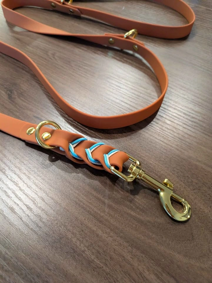 Waterproof hands off Multi-Function Dog Leash 6ft, 3/4" width - photo 2
