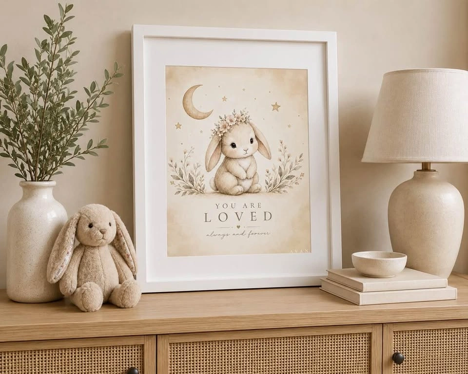 Framed Cute Nursery Wall Art Collection - 12x15” - photo 5