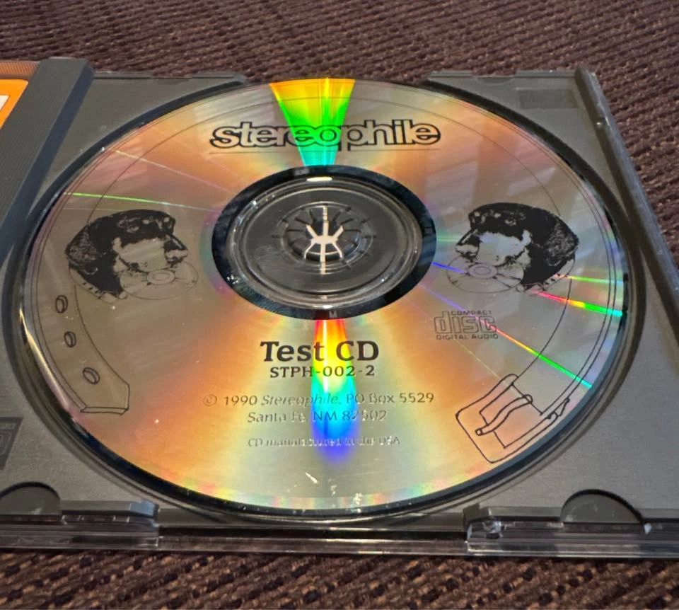 Rare Stereophile Test - Calibration CD (1990 Audiophile Referenc - photo 2