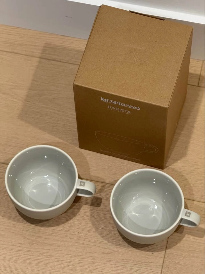 Nespresso barista collection cappuccino large cups mugs - photo 2
