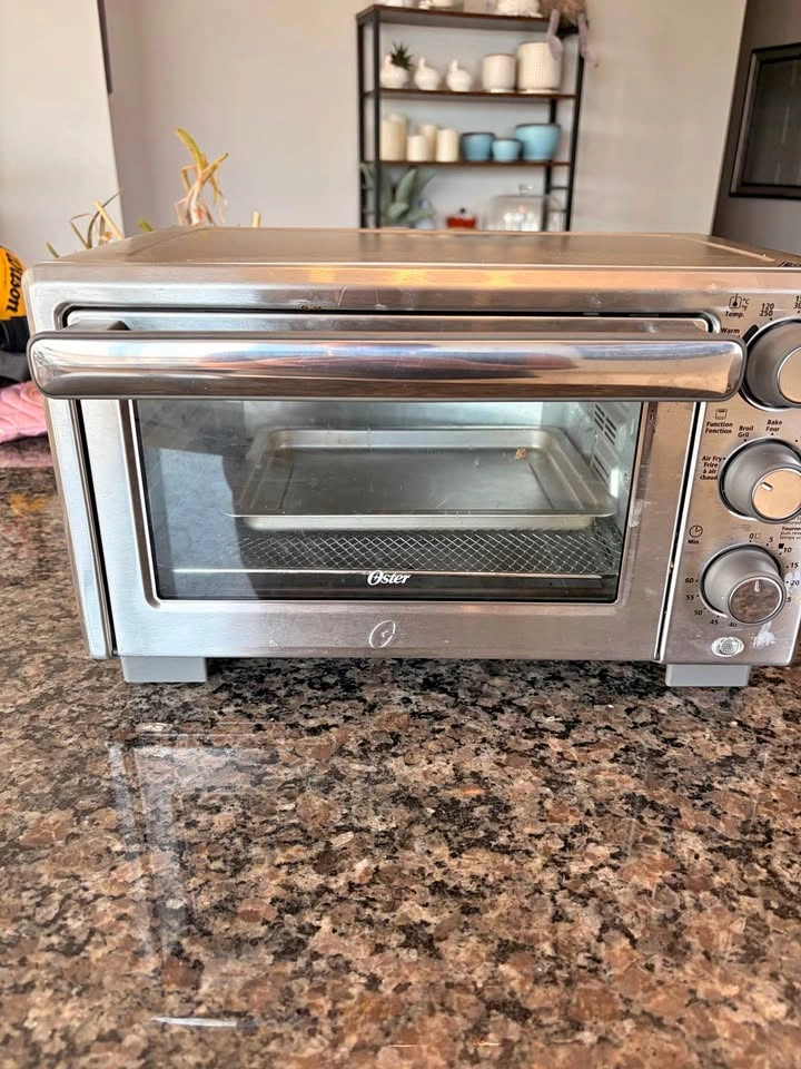 Oster Compact Air Fryer Toaster Oven - Stainless Steel
