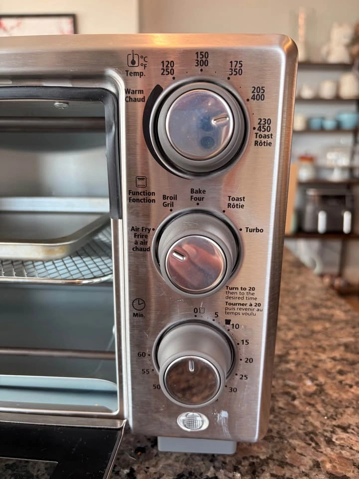 Oster Compact Air Fryer Toaster Oven - Stainless Steel - photo 3