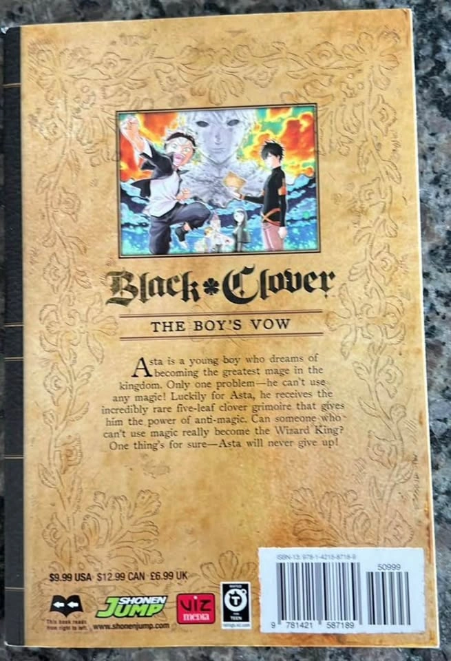 🖤 Black Clover Vol. 1 Manga | Excellent Condition | $7 - photo 2