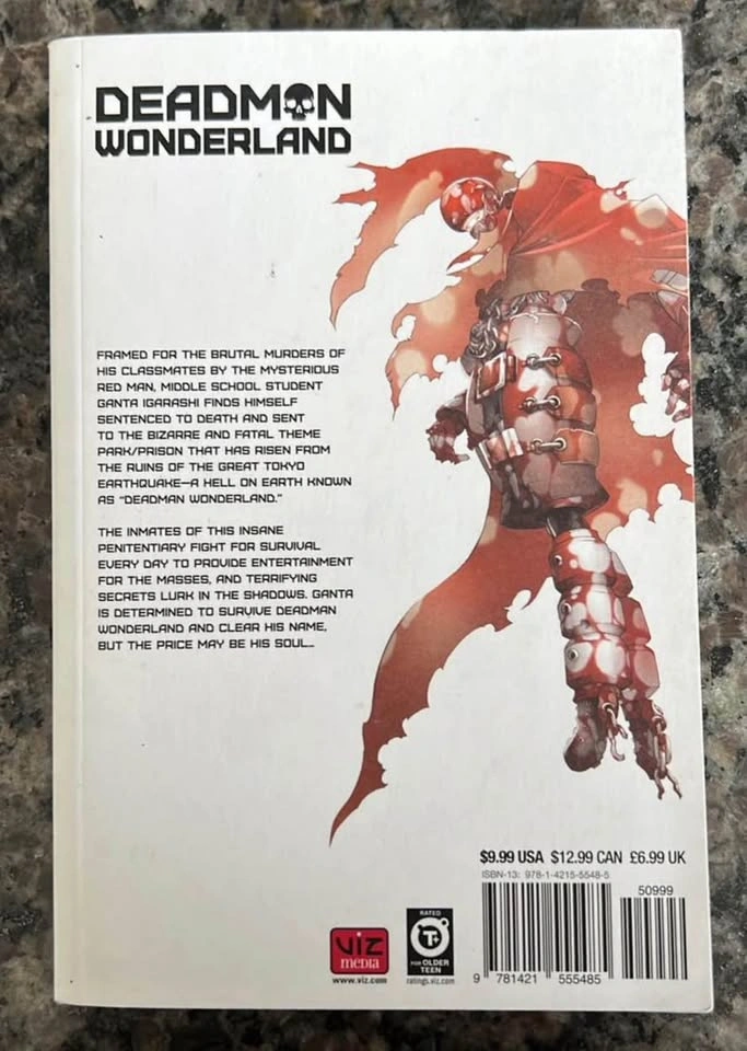 Deadman Wonderland Vol. 1 Manga | Excellent Condition | $7 - photo 2