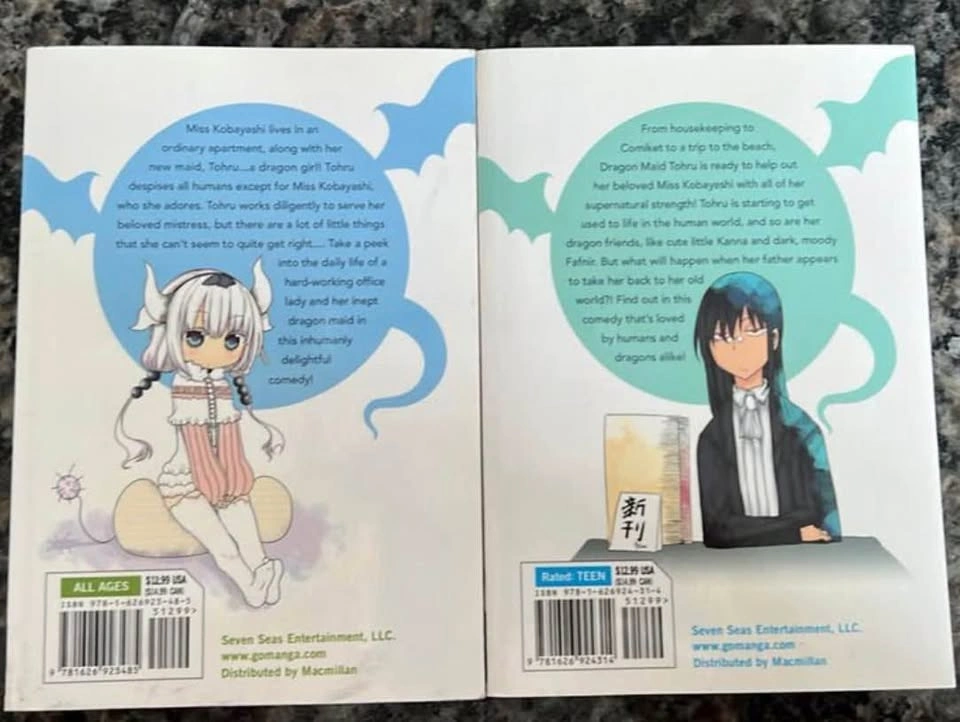 Miss Kobayashi’s Dragon Maid Manga Vol. 1 & 2 - photo 2