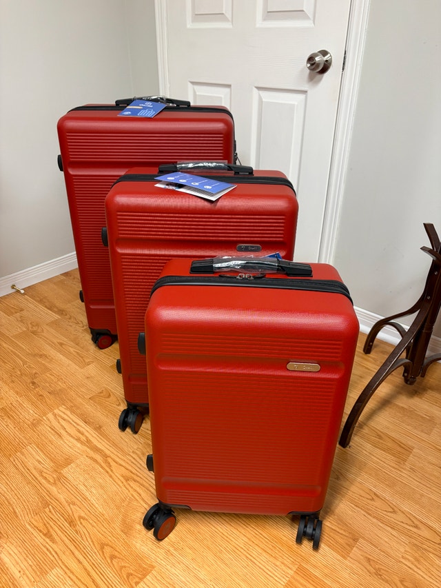 Zitahli Red Luggage Set 20” 24” 28” - Brand New TSA Lock