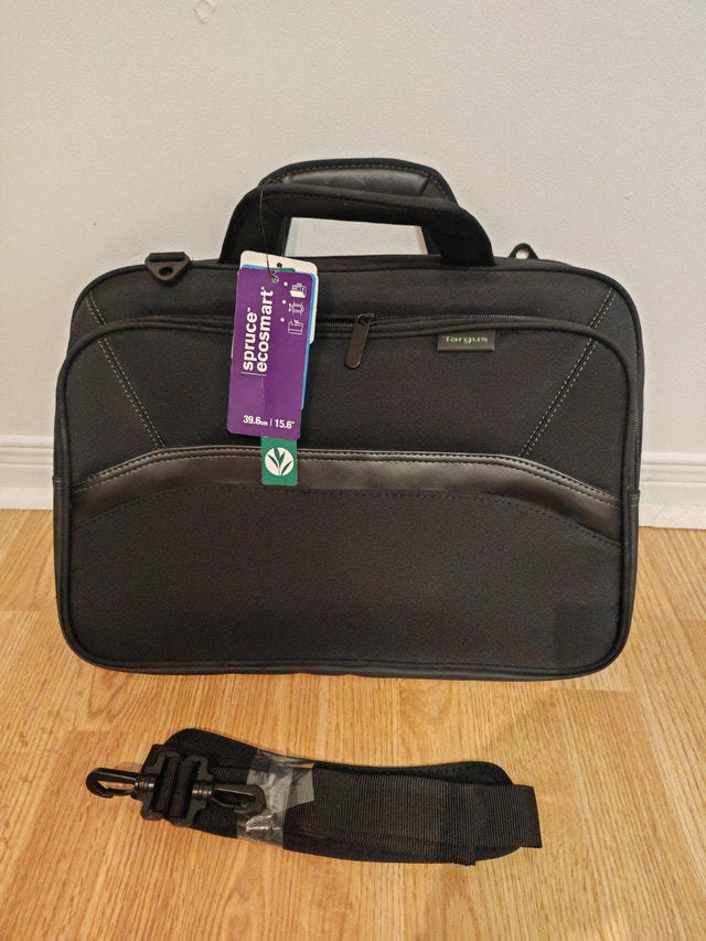Targus 15.6" Laptop Briefcase - Brand New with Tags & Strap