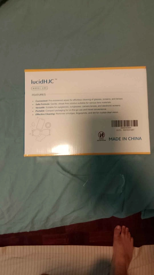lucidHJC Lens Cleaning Wipes - 400 Count - photo 3