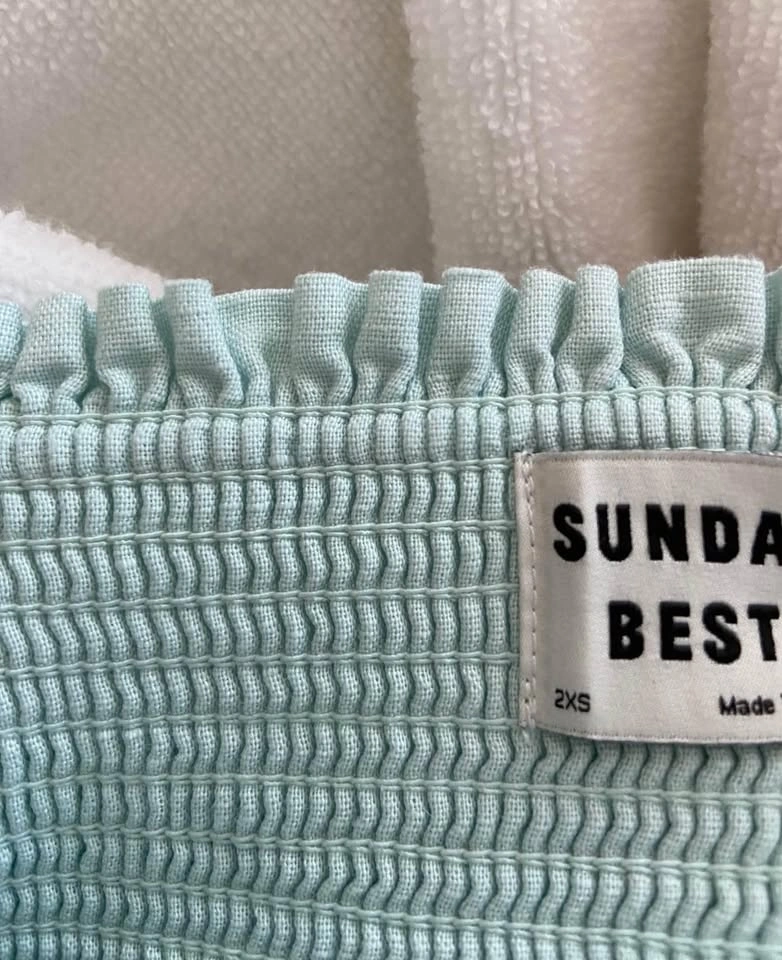 Aritzia Sunday Best - Frosted Aquamarine Hadley Dress (XXS) - photo 2