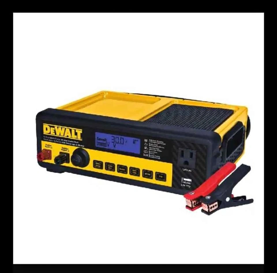 DEWALT 30 Amp Multi Bank Portable Car Battery Charger