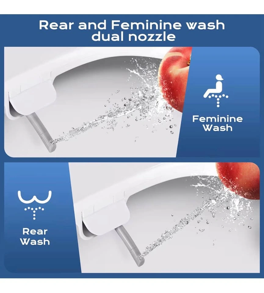 NEW Clirass Round Bidet Toilet Seat | Self-Cleaning | Soft Close - photo 2