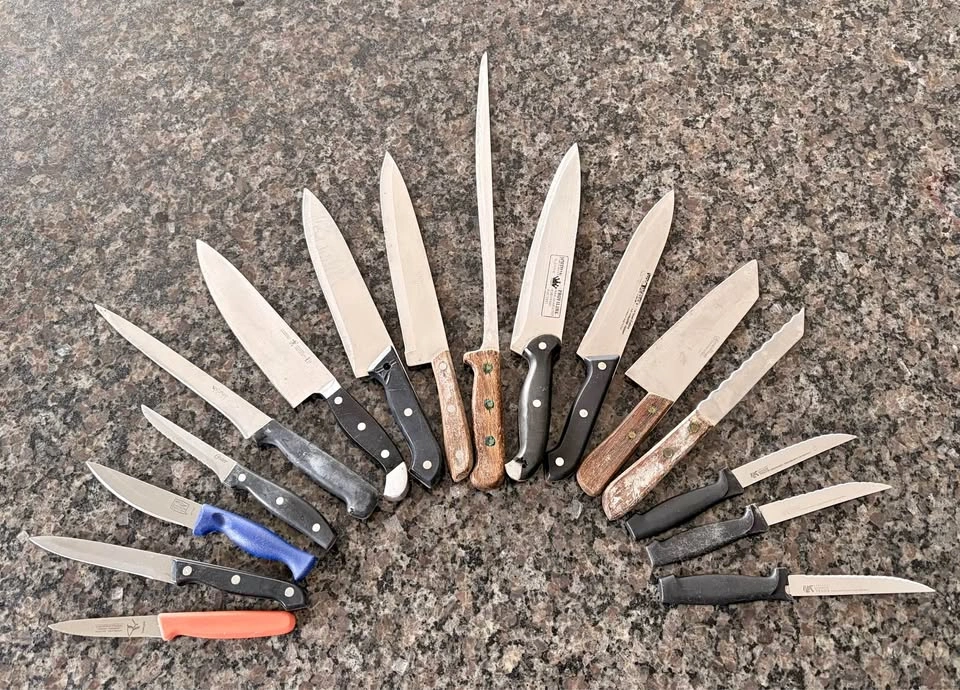 Henckels • Victorinox • Bonfood Kitchen Knife Collection (13)