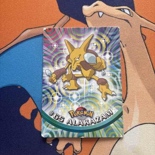 Pokemon Topps Series 1 Alakazam chrome 65 HP