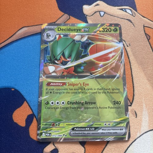 decidueye ex 012/088 me03: perfect order holo NM