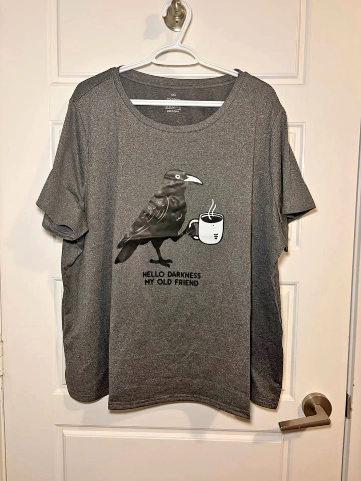 Brand New “Hello Darkness My Old Friend” Graphic T-Shirt 4XL