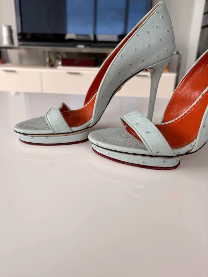 Charlotte Olympia “Christine” Heels | Sky Blue | EU 39 - photo 2